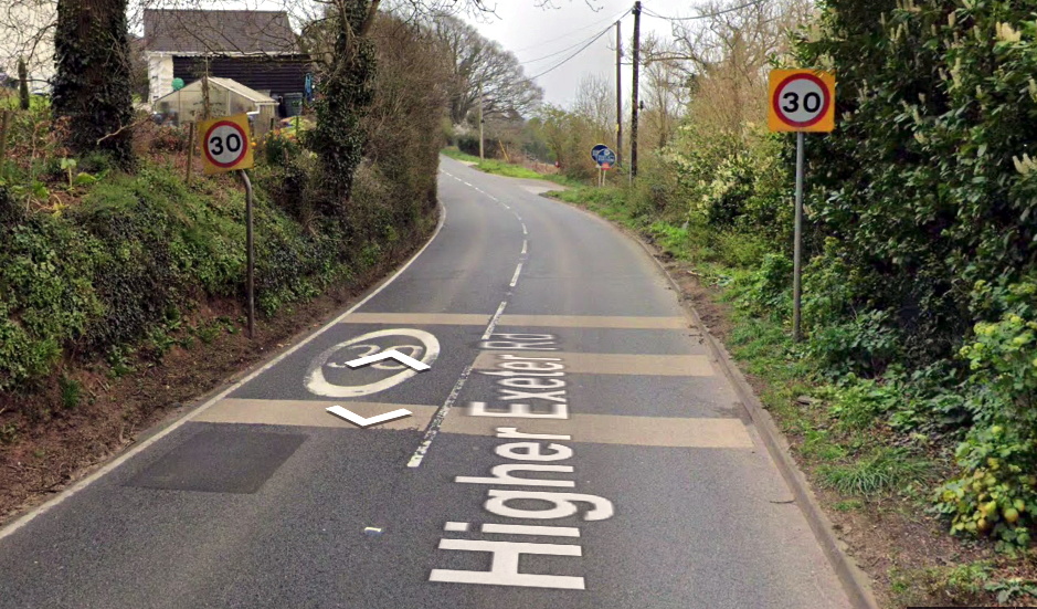 Should huge lorries be using rebuilt road to Exeter as a rat run